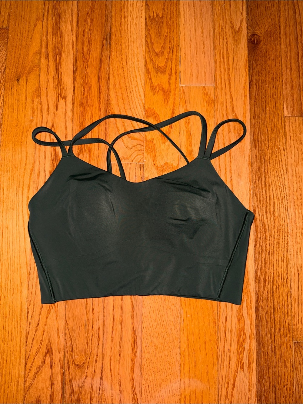 lululemon athletica dark green Like A Cloud Longline Sports Bra